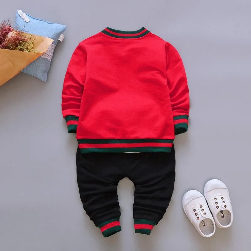 3-piece Sporty Coat & Sweatshirts & Pants for Toddler Boy Children's clothing wholesale