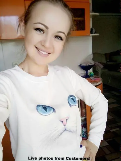 3D Cat Sweatshirts ( S - XL)