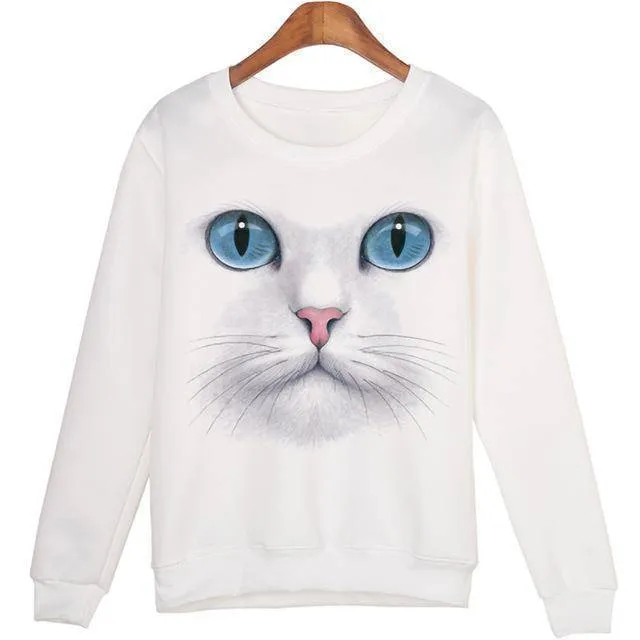 3D Cat Sweatshirts ( S - XL)