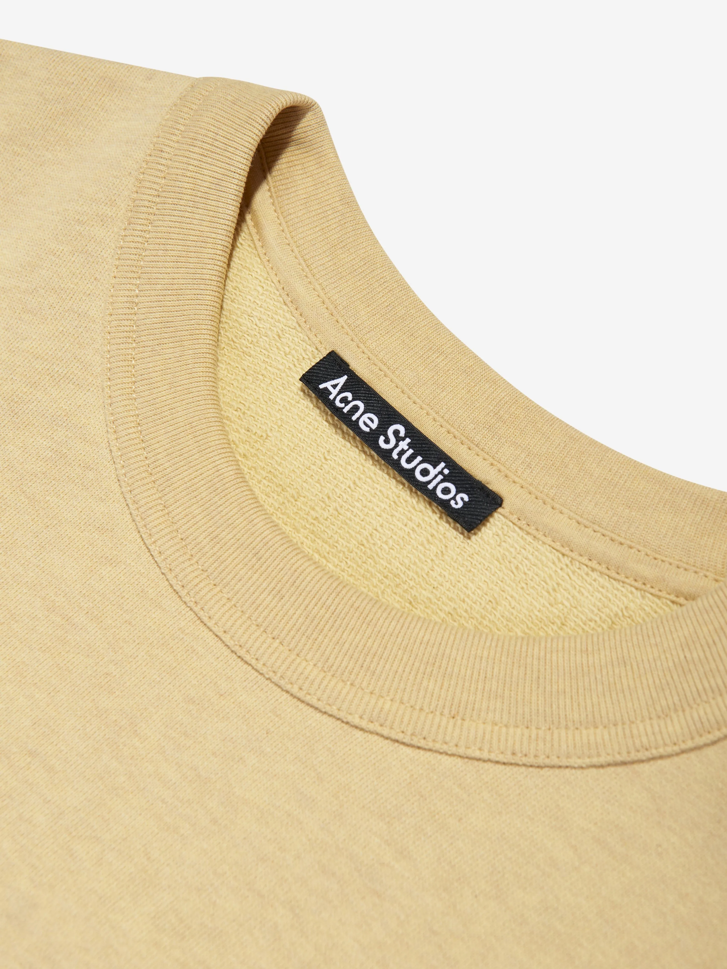 Acne Studios Kids Crew Neck Sweatshirt in Yellow