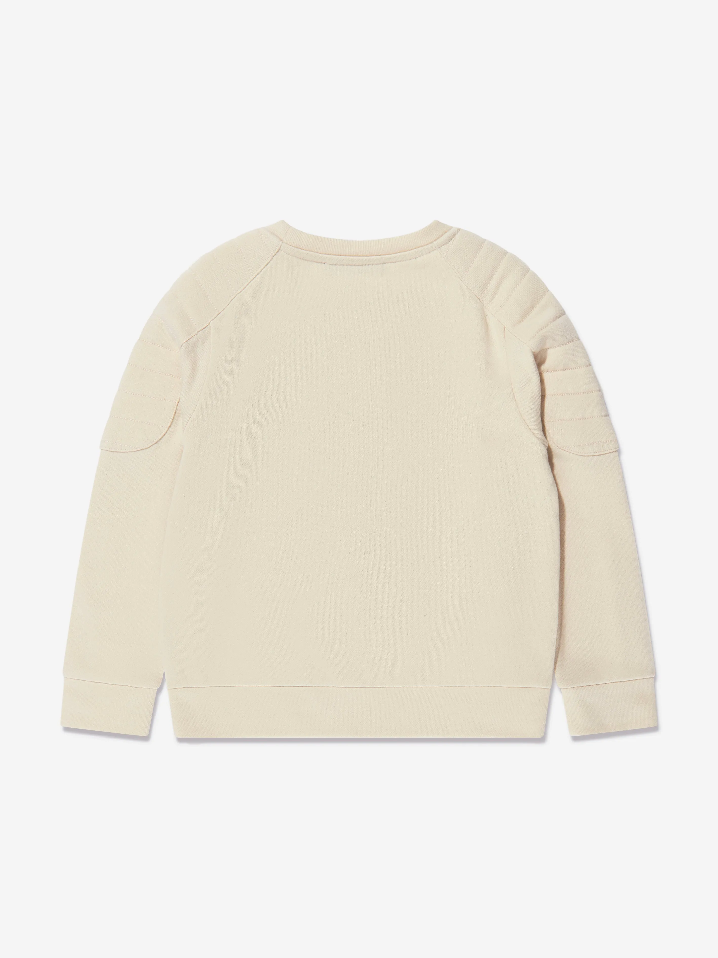 Balmain Boys Logo Sweatshirt in Beige