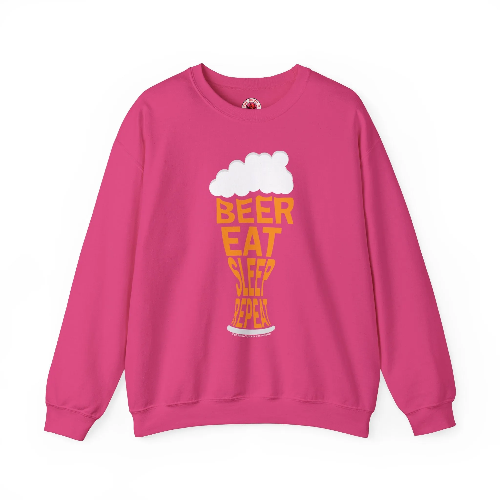 Beer Eat Sleep Repeat Crewneck Sweatshirt