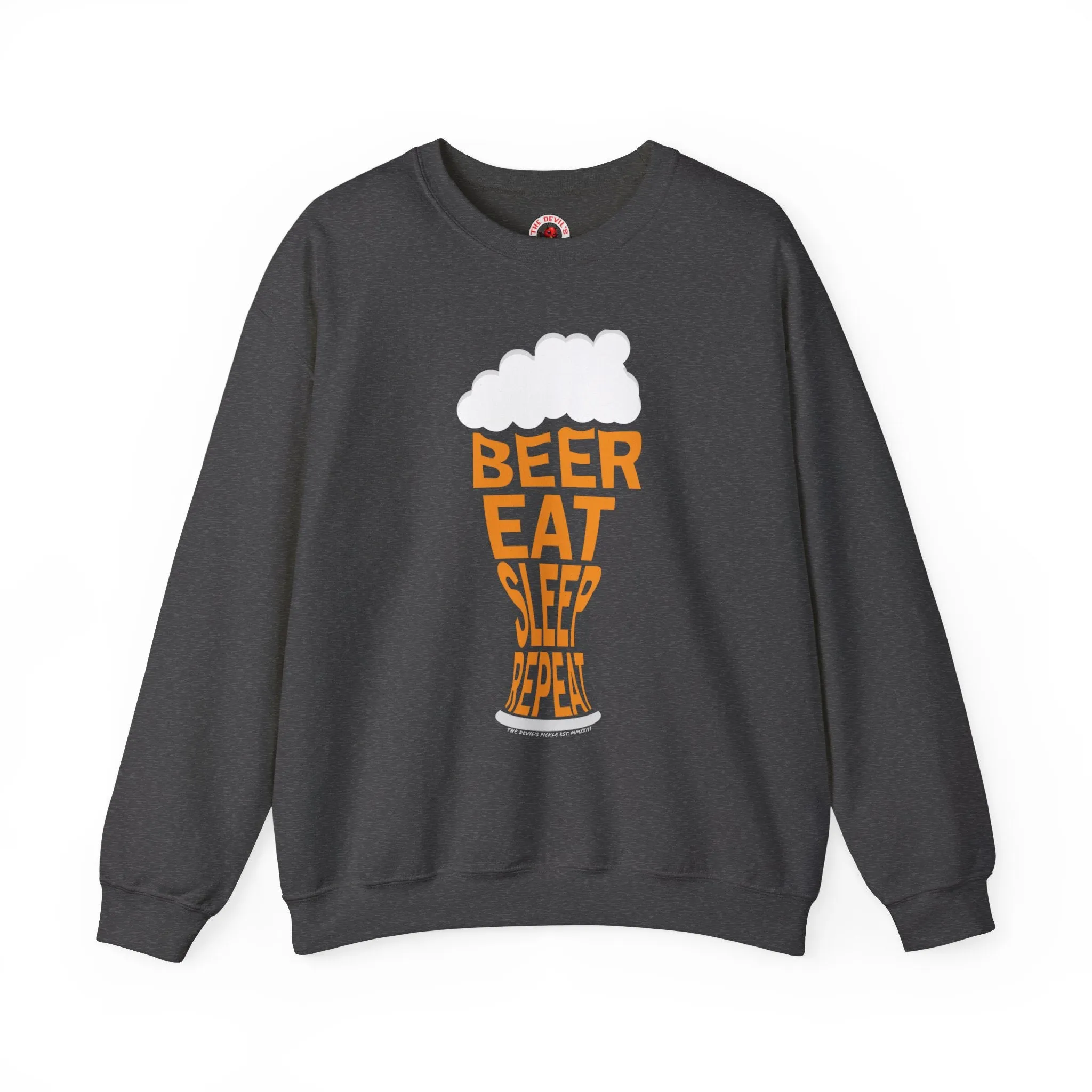 Beer Eat Sleep Repeat Crewneck Sweatshirt