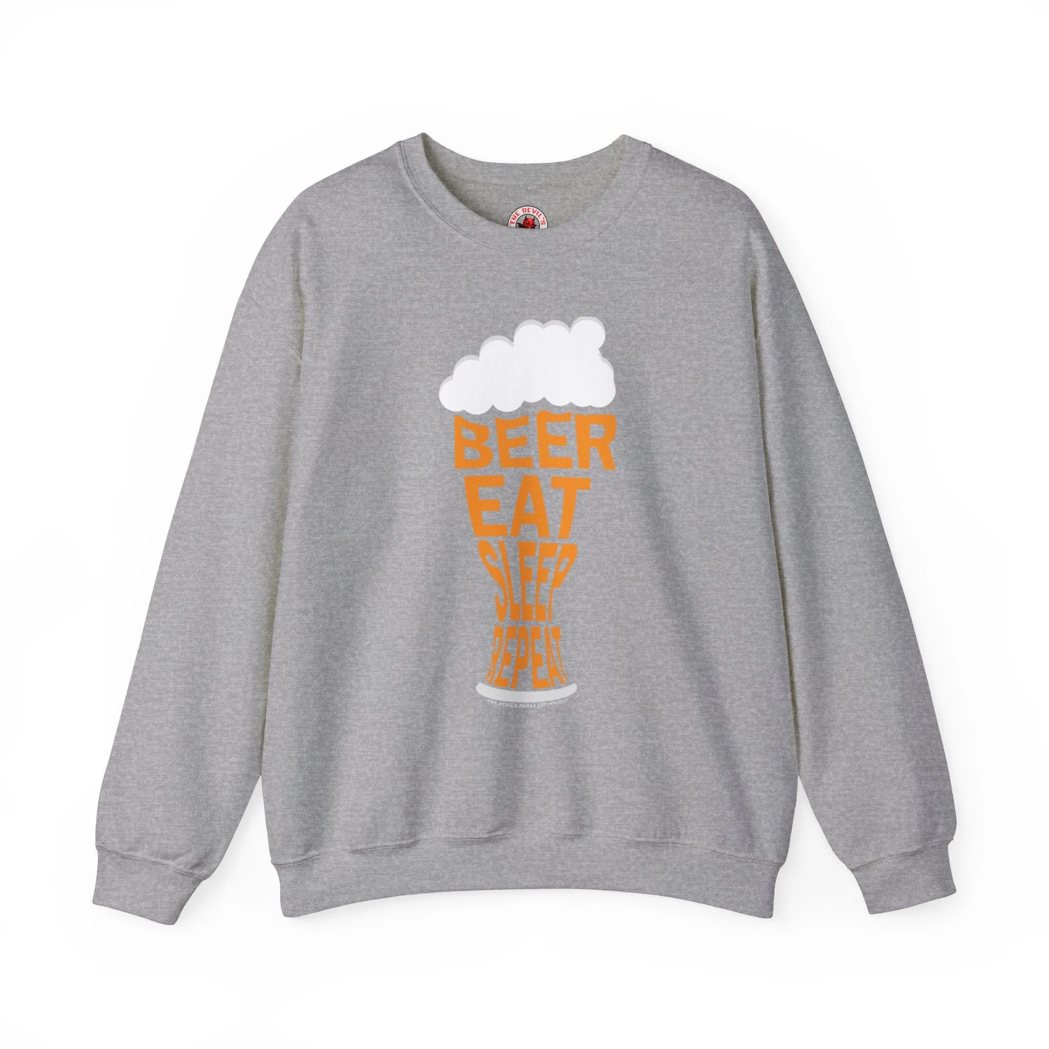 Beer Eat Sleep Repeat Crewneck Sweatshirt