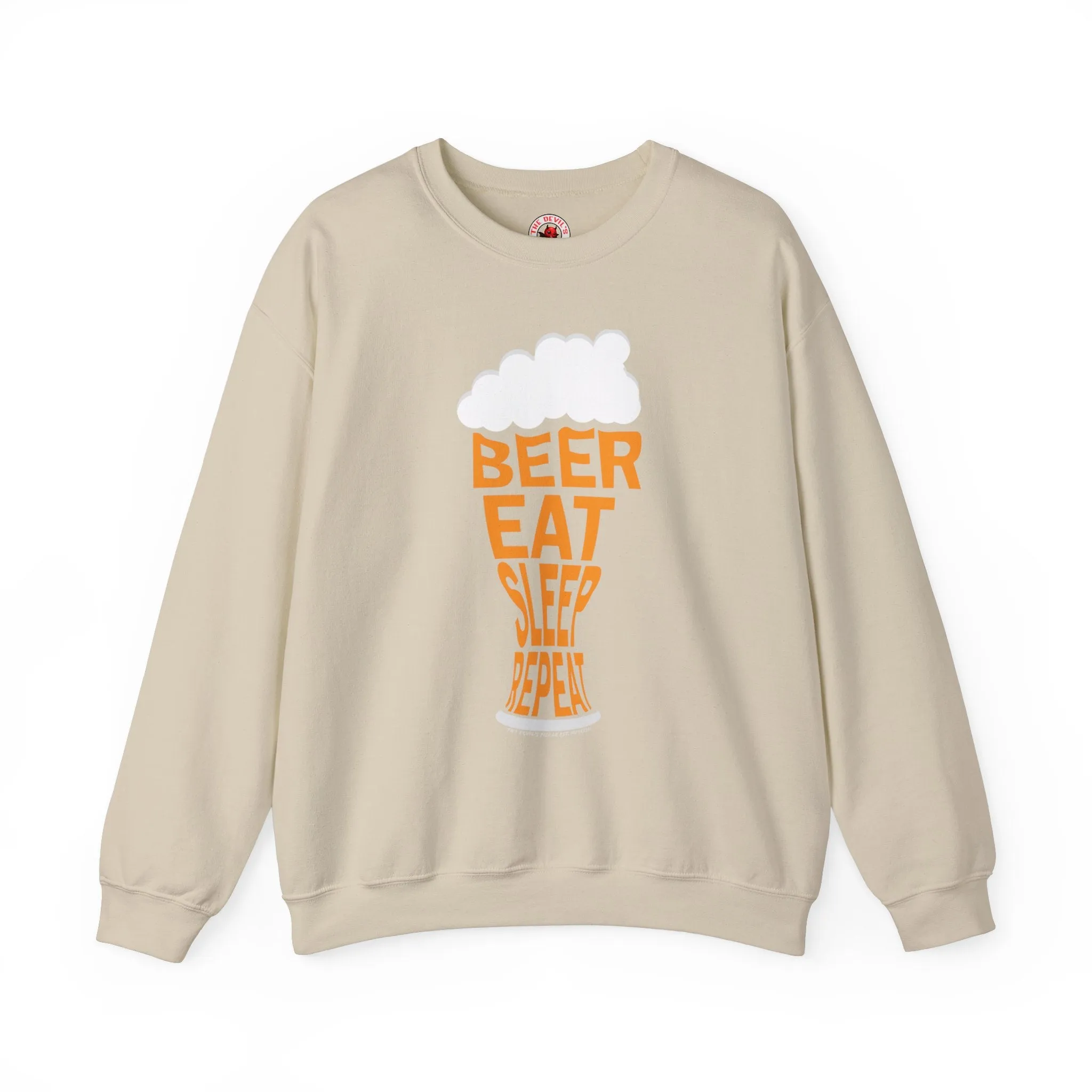 Beer Eat Sleep Repeat Crewneck Sweatshirt