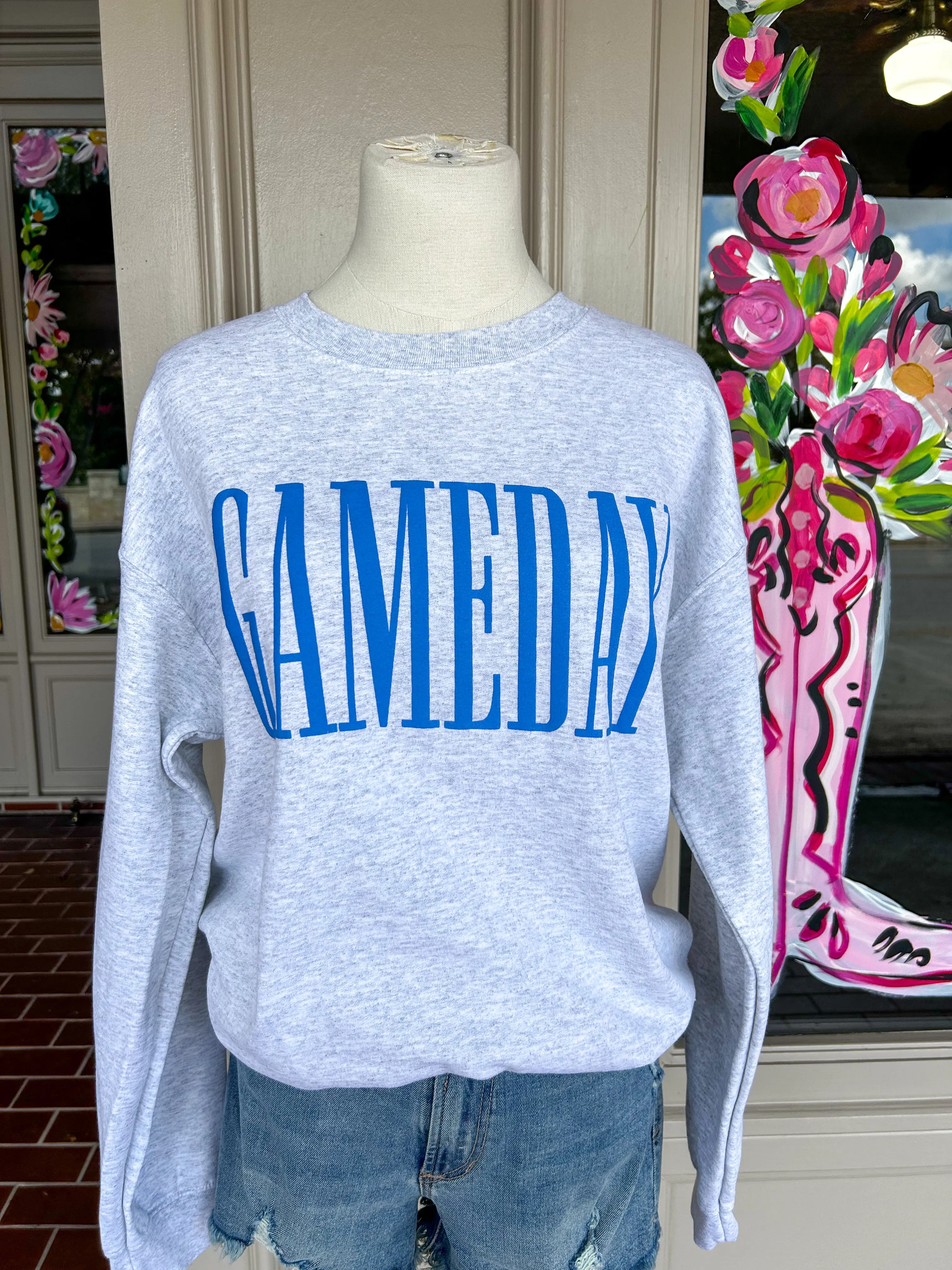 Blue Gameday Sweatshirt