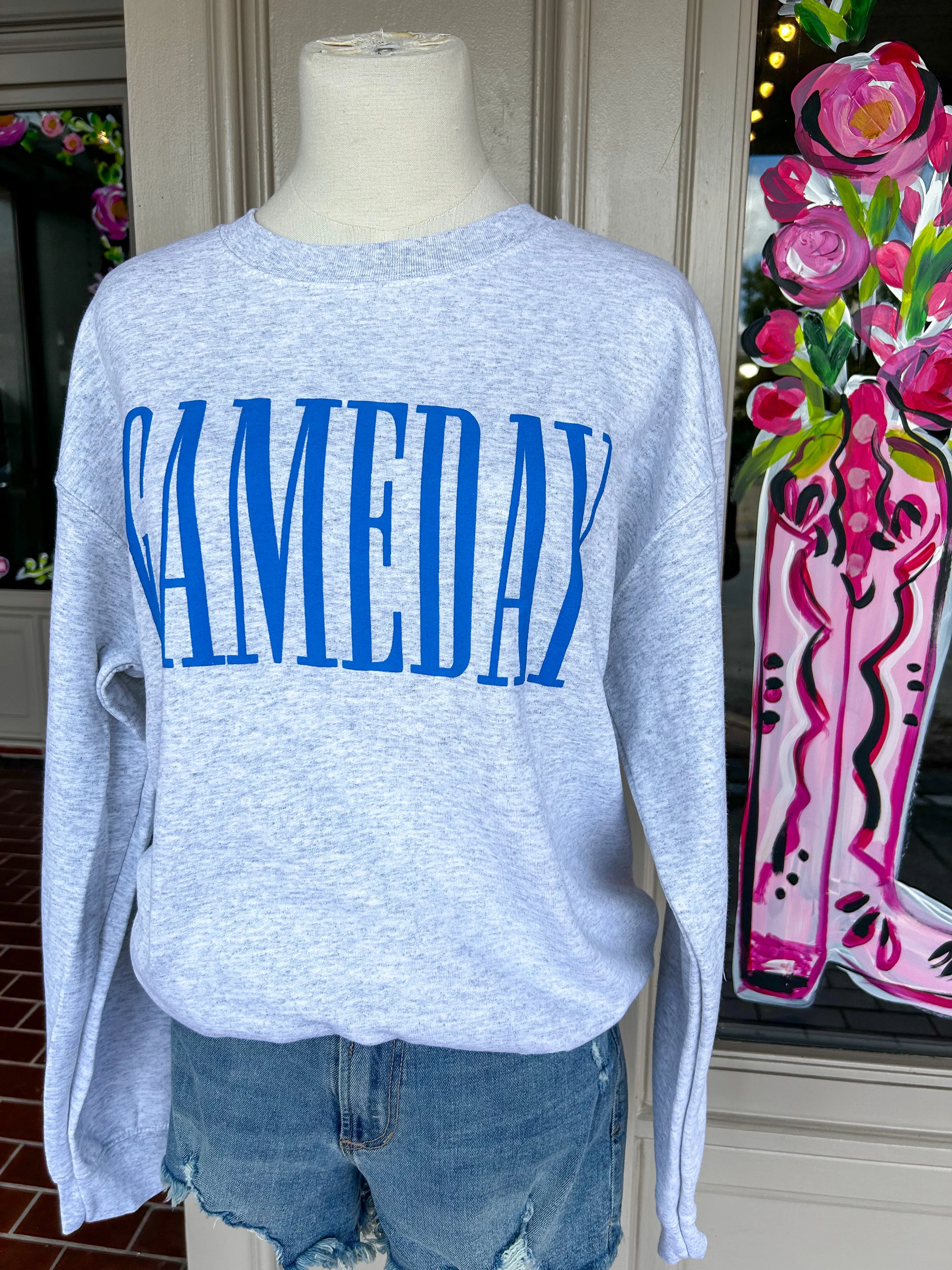 Blue Gameday Sweatshirt