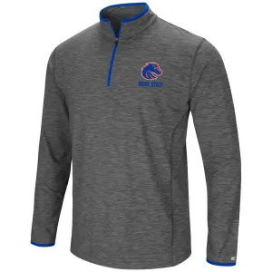 Boise State Broncos Colosseum Gray Diemert 1/4 Zip LS Pullover Windshirt