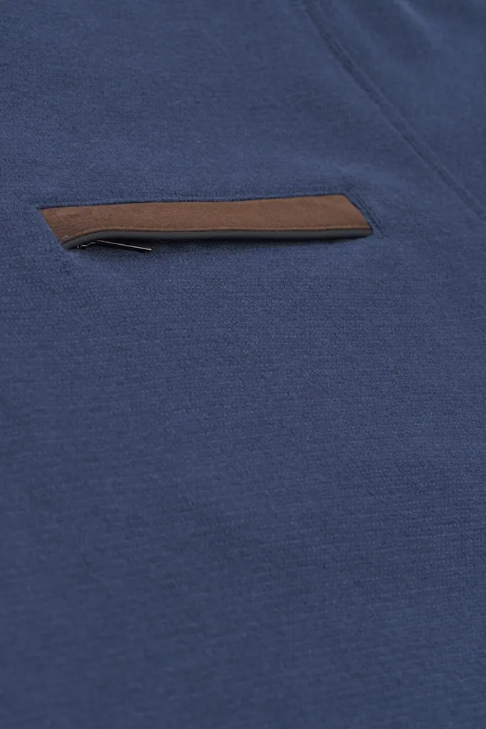 Bugatti - Half Zip Sweatshirt, Blue