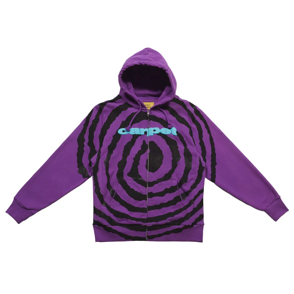 Carpet Company Spiral Zip Up Hood Purple Season 16