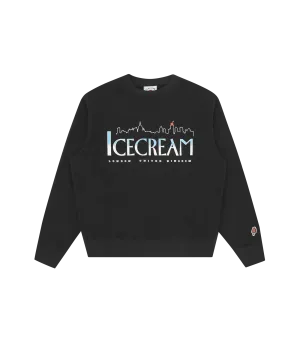 CITYSCAPE CREWNECK - BLACK