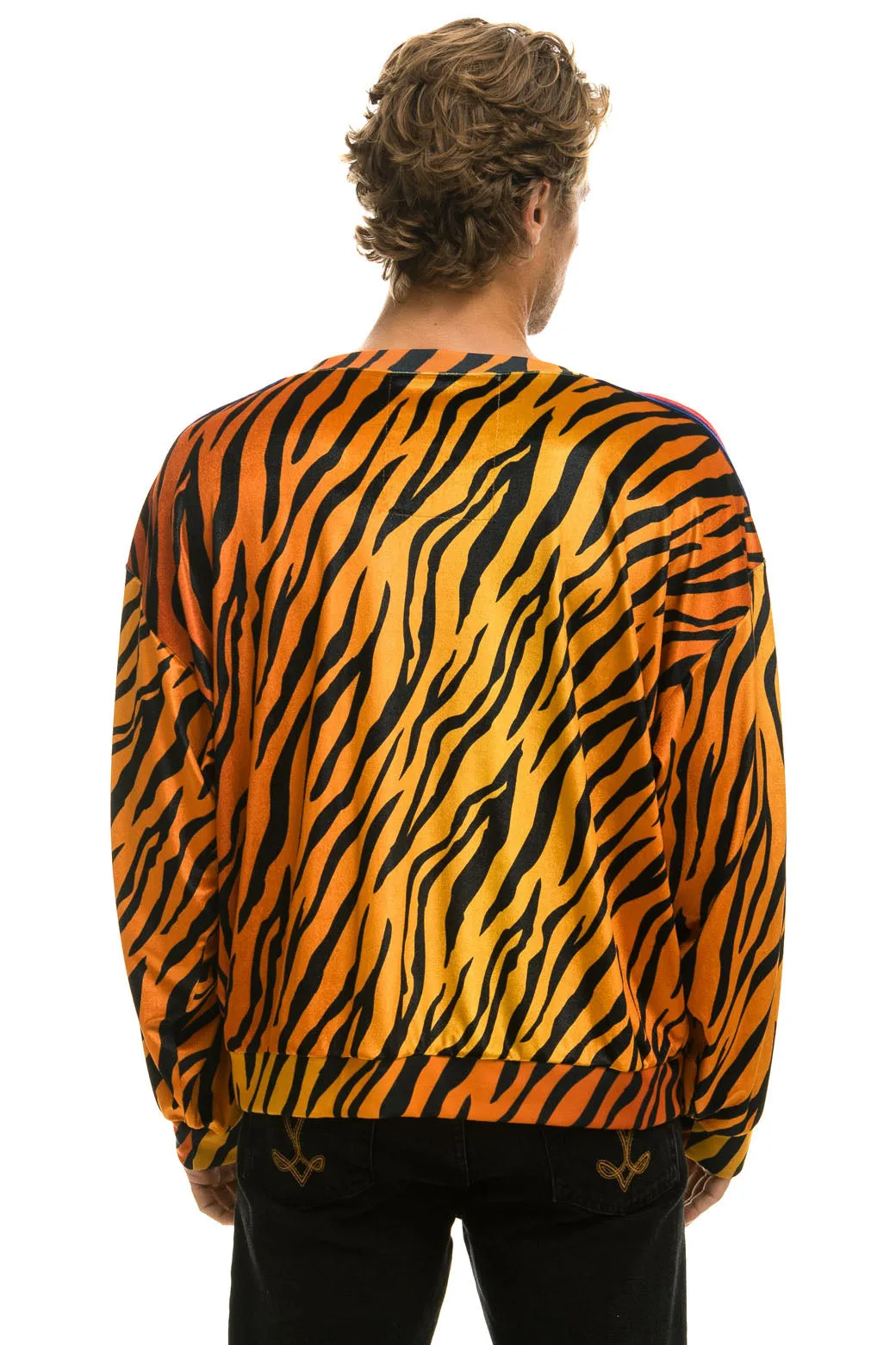 CLASSIC VELVET RELAXED SWEATSHIRT - TIGER