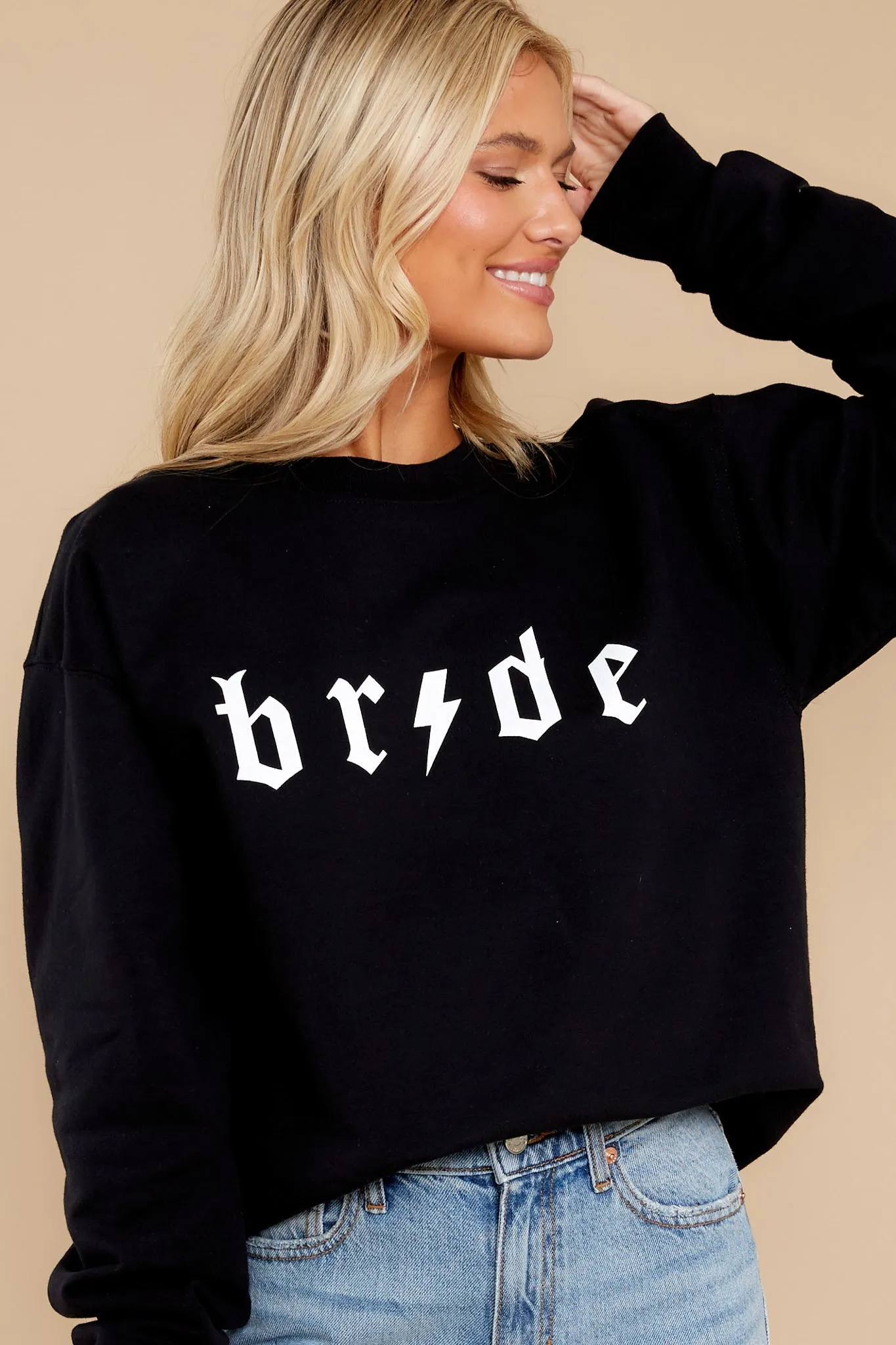 Cool Bride Black Sweatshirt