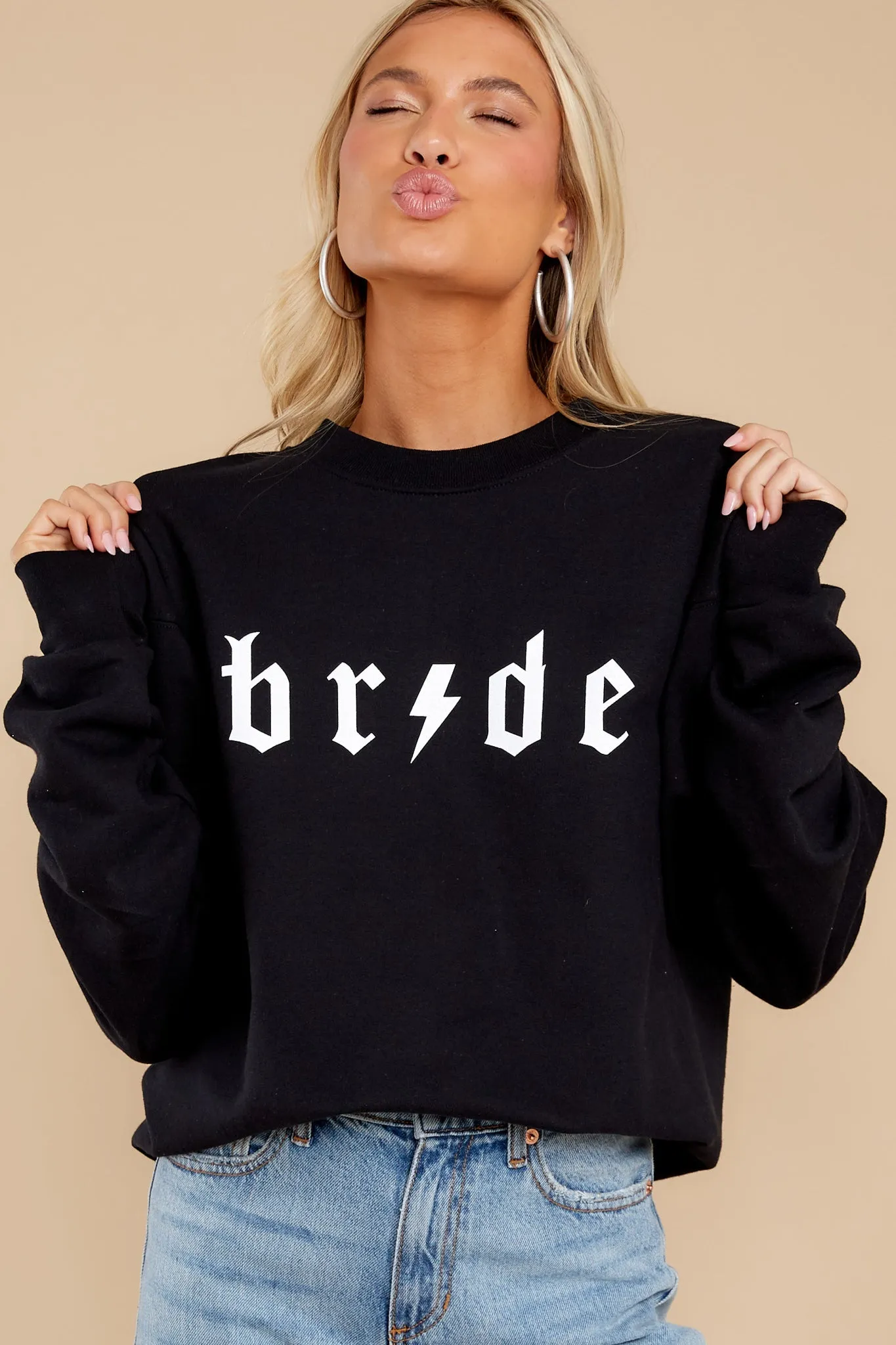 Cool Bride Black Sweatshirt