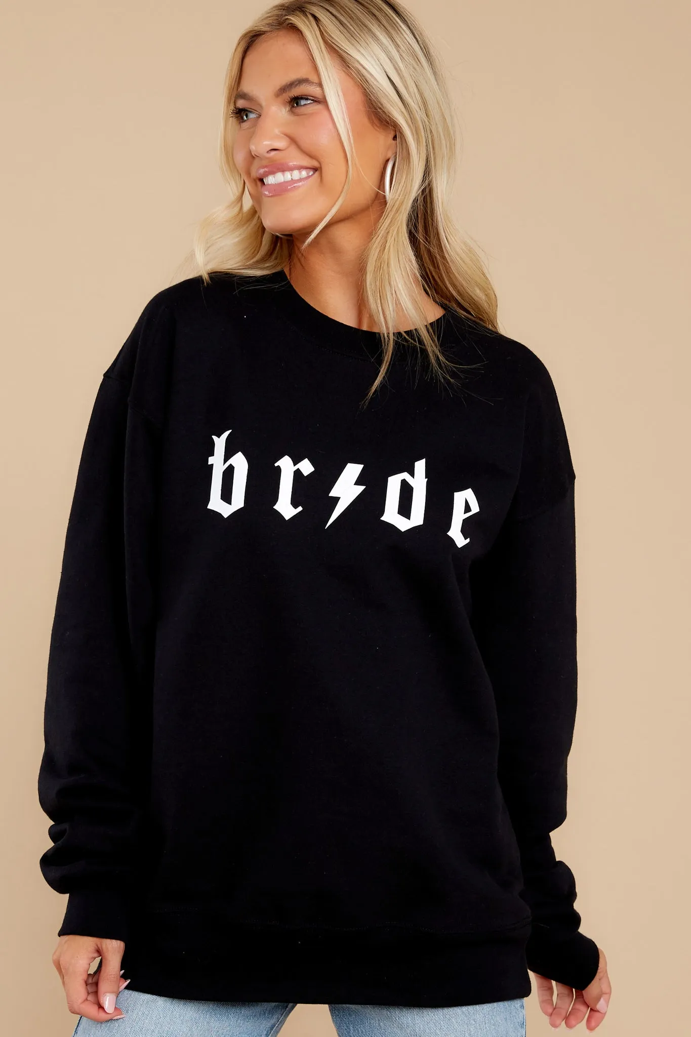 Cool Bride Black Sweatshirt