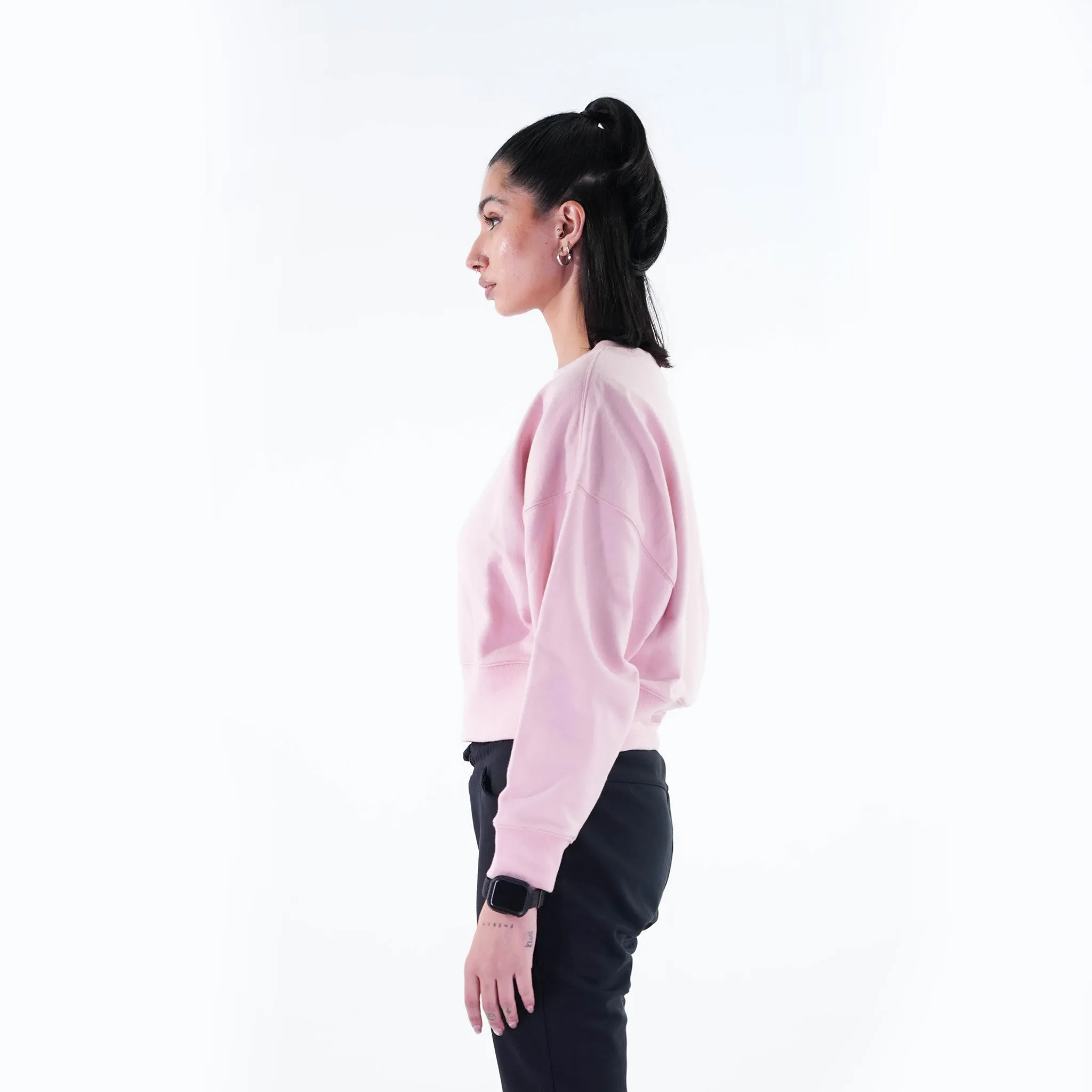 Cozycrest Oversized Sweatshirt Pink Skin