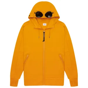 CP COMPANY Zip Up Goggle Hoodie Sweatshirt Desert Orange