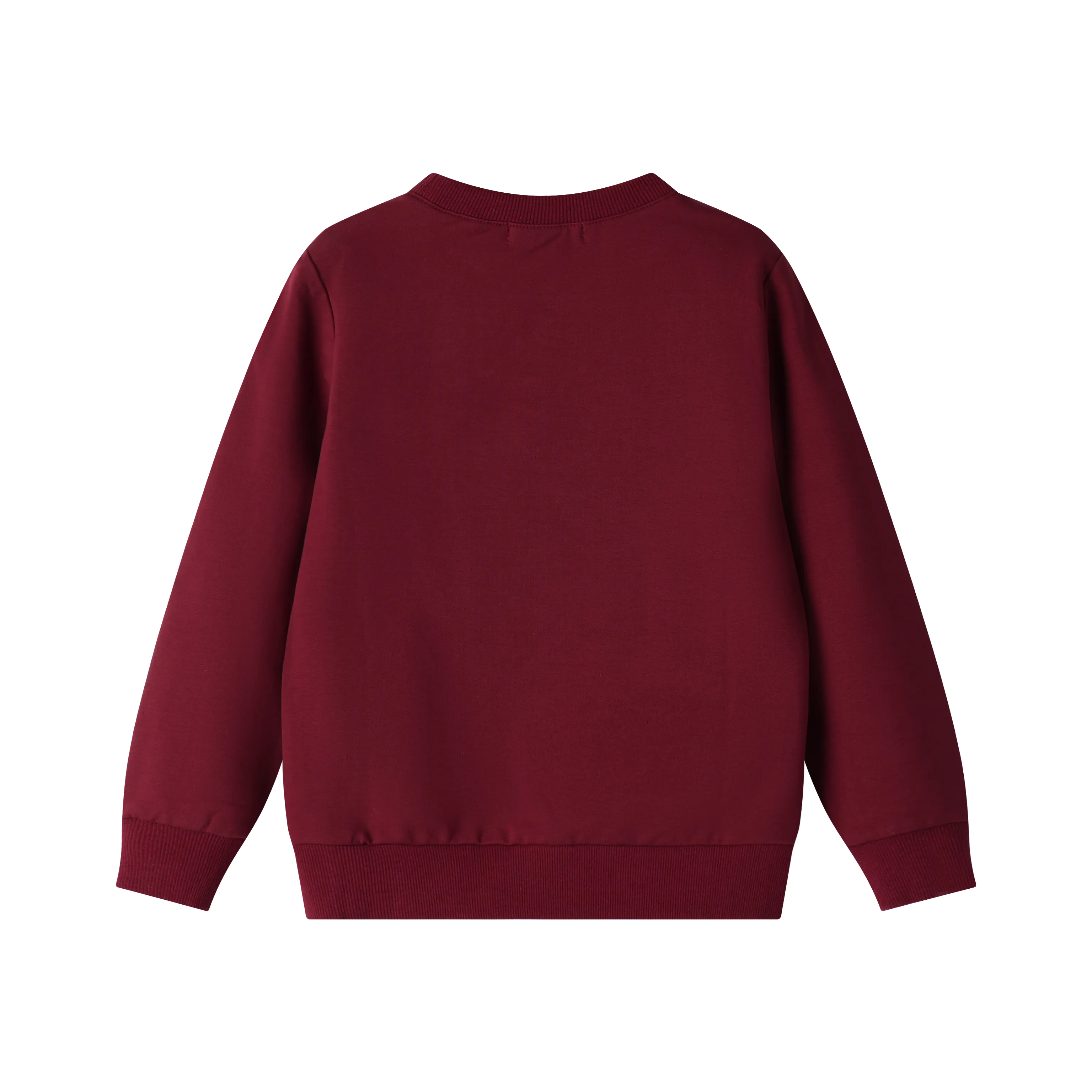 CROISSANT ICON SWEATSHIRT-BURGUNDY