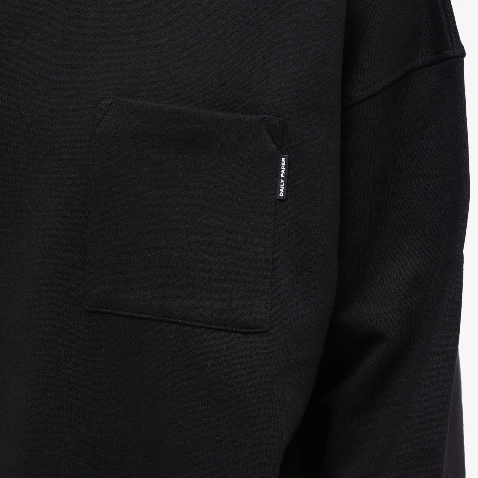 Daily Paper Enjata Pocket Crew Sweatshirt, black