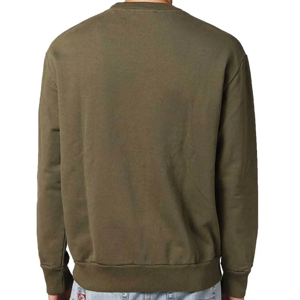 Diesel S-Samy Men's Crew Neck Sweatshirt - Army Green