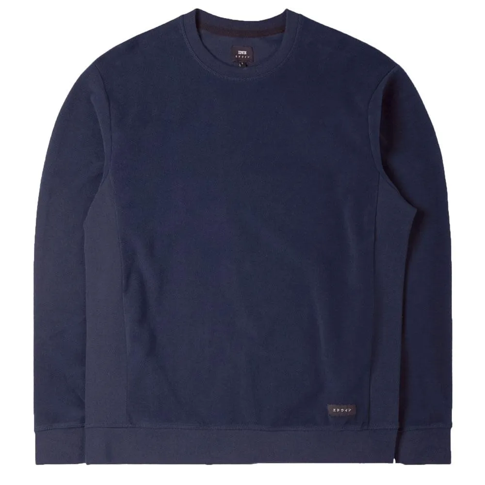 Edwin Nicki Sweatshirt - Brushed Navy