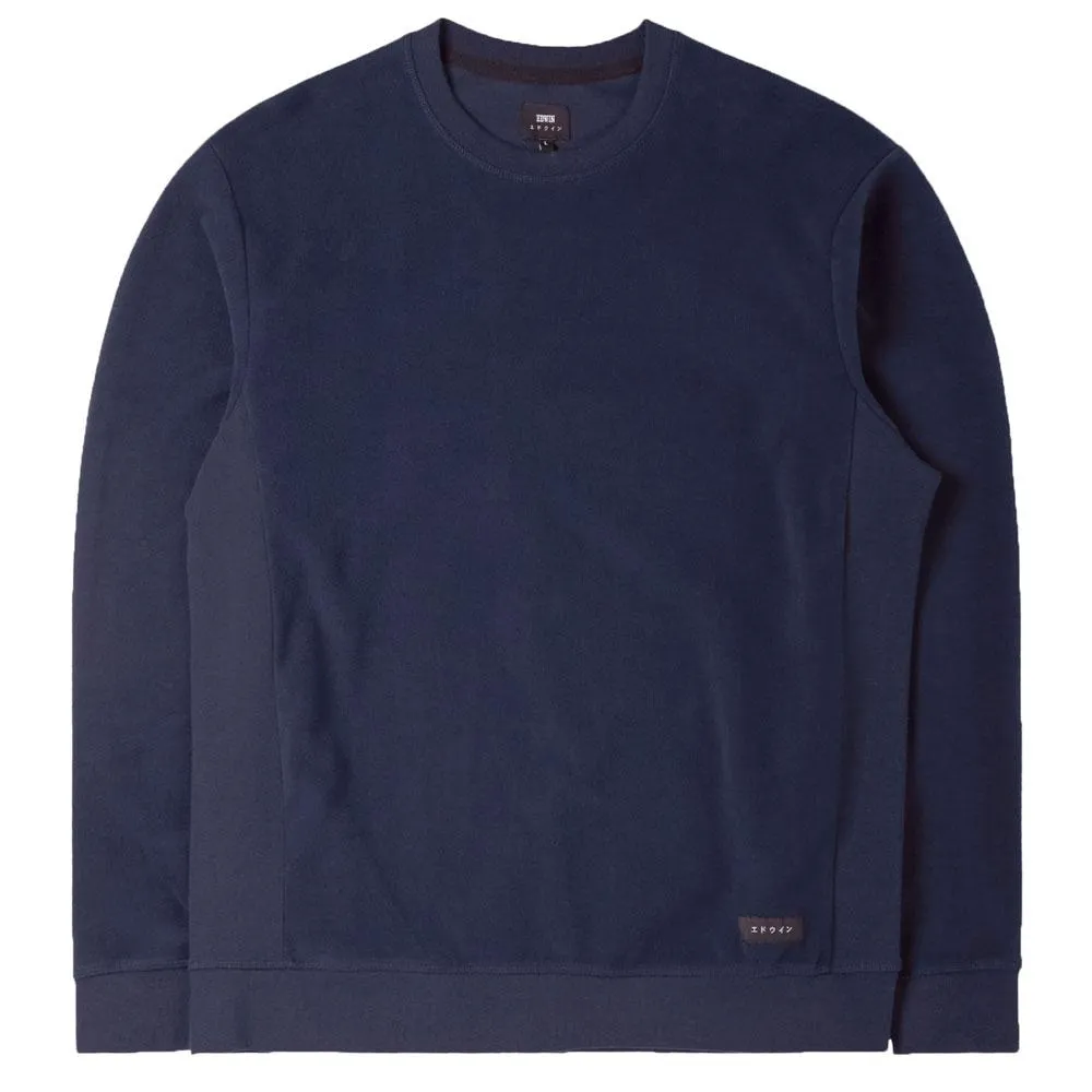 Edwin Nicki Sweatshirt - Brushed Navy