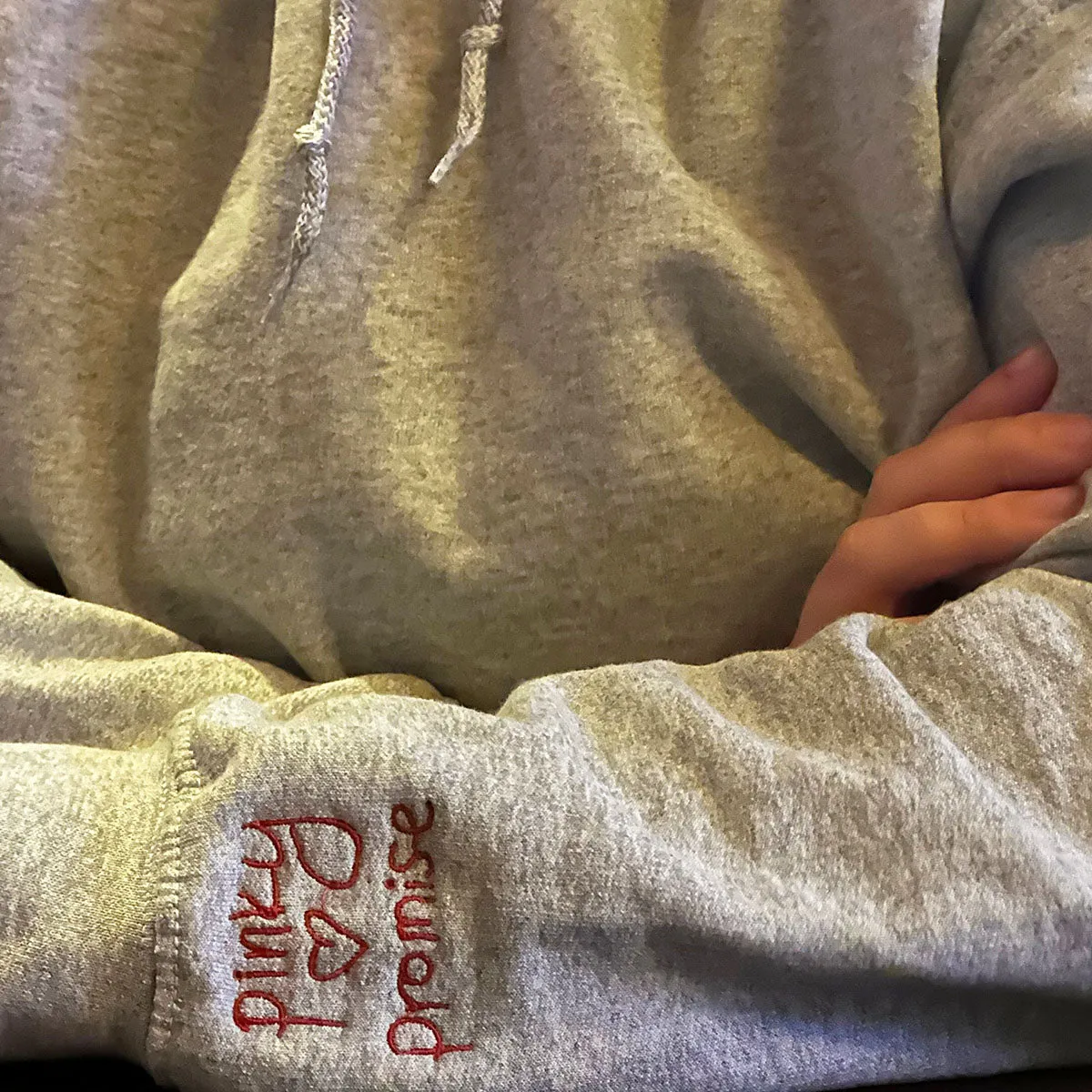 Embroidered Handwriting Sweatshirt