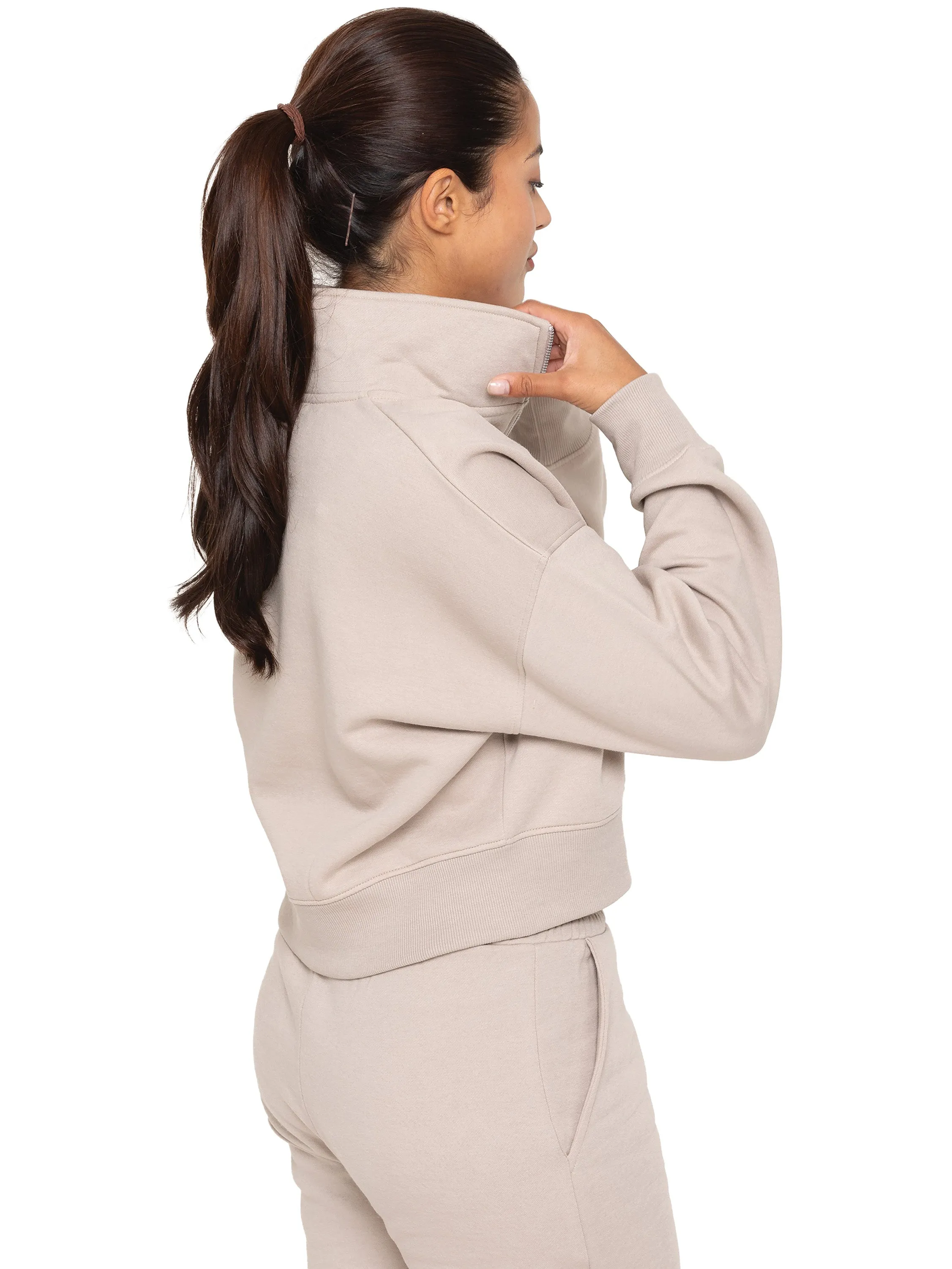 Enzo | Womens Funnel Neck Sweatshirt