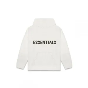 ESSENTIALS FOG 3D SILICON KNIT HOODIE OATMEAL