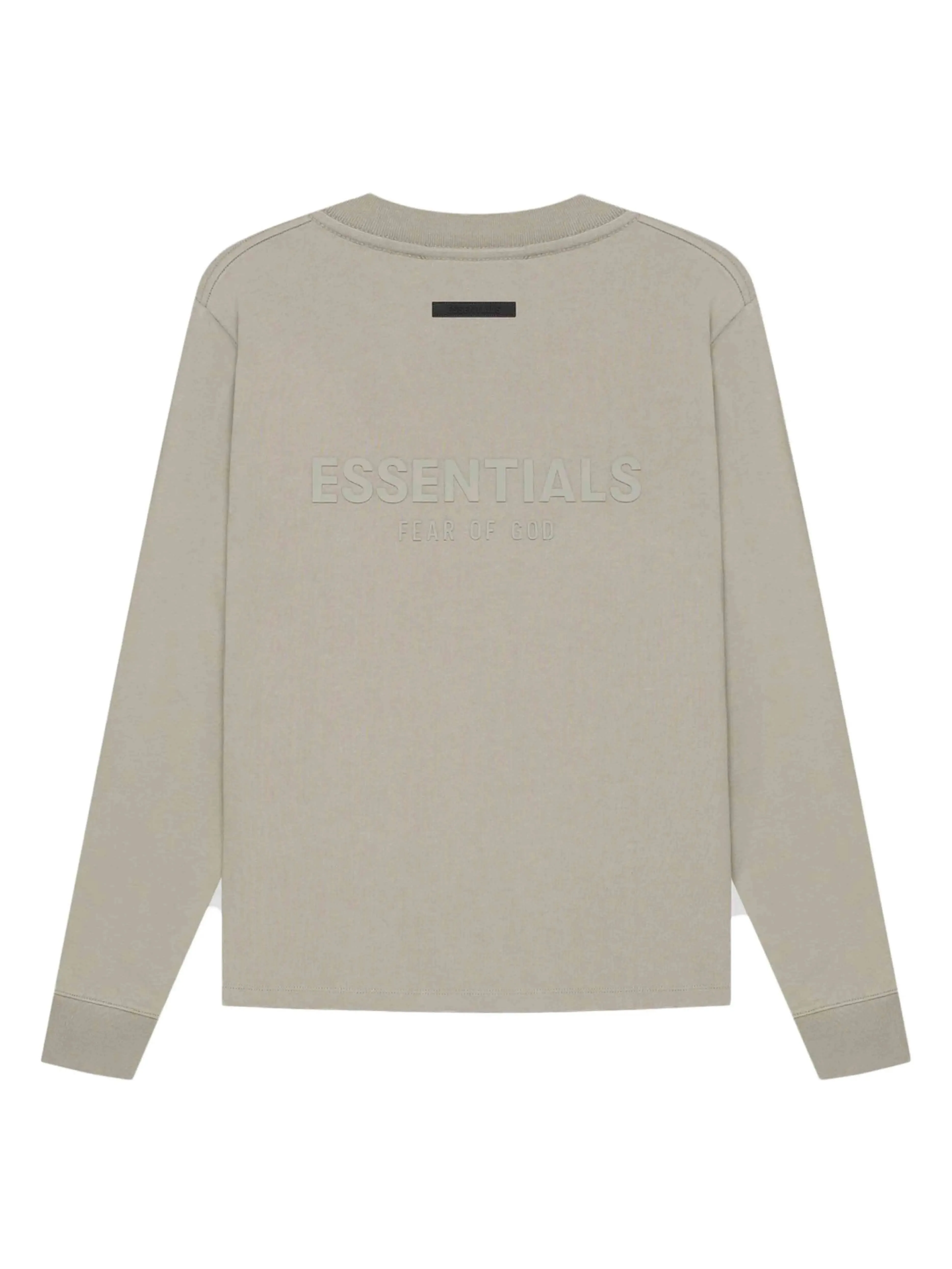 Fear Of God Essentials Back Logo Crewneck Moss/Goat [SS21]