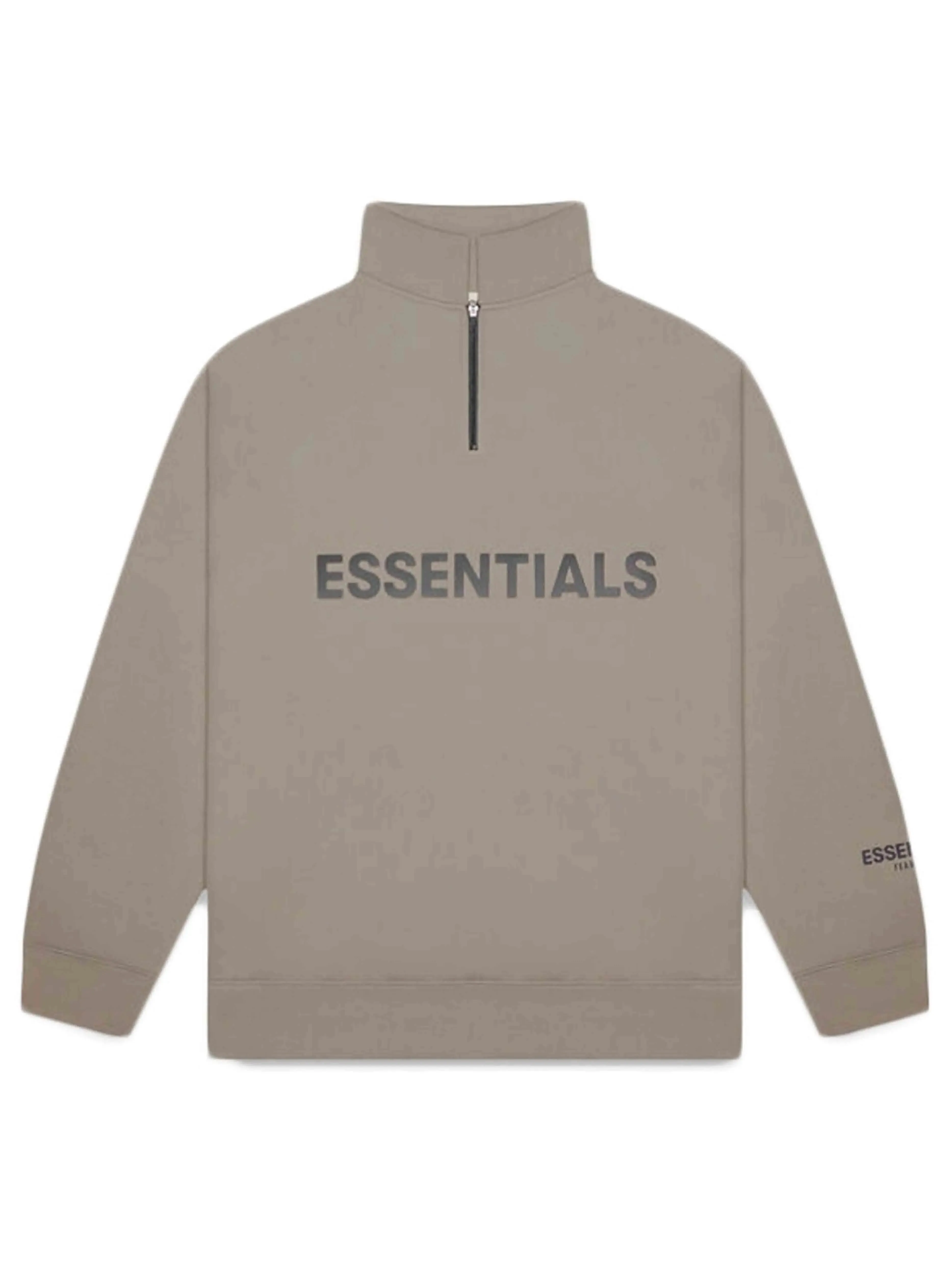 Fear Of God Essentials Half Zip Pullover Taupe [FW20]