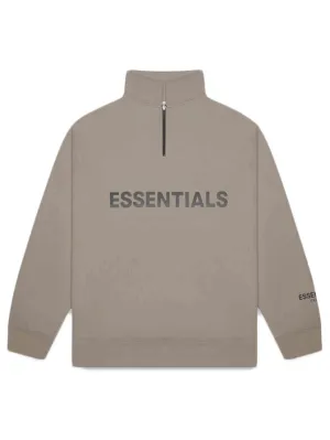 Fear Of God Essentials Half Zip Pullover Taupe [FW20]