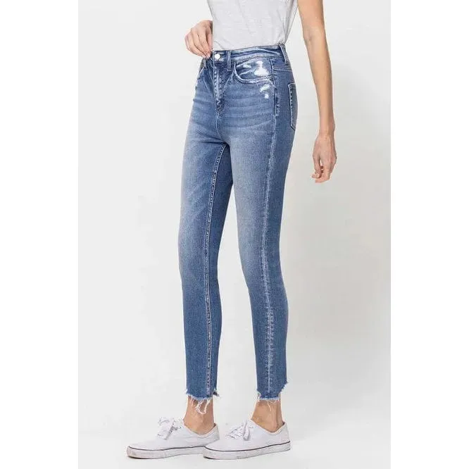 Flying Monkey Twilling High-Rise Ankle Skinny