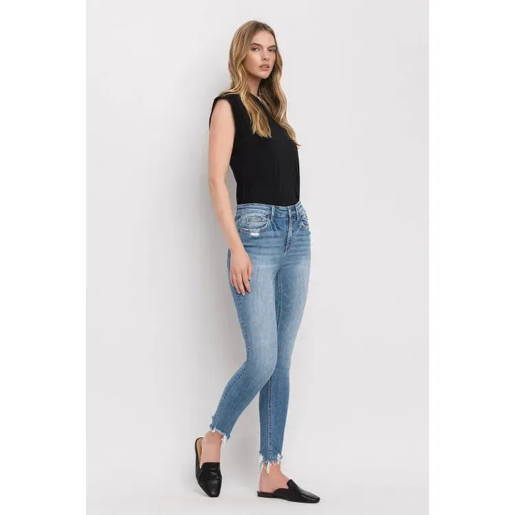 Flying Monkey Twilling High-Rise Ankle Skinny