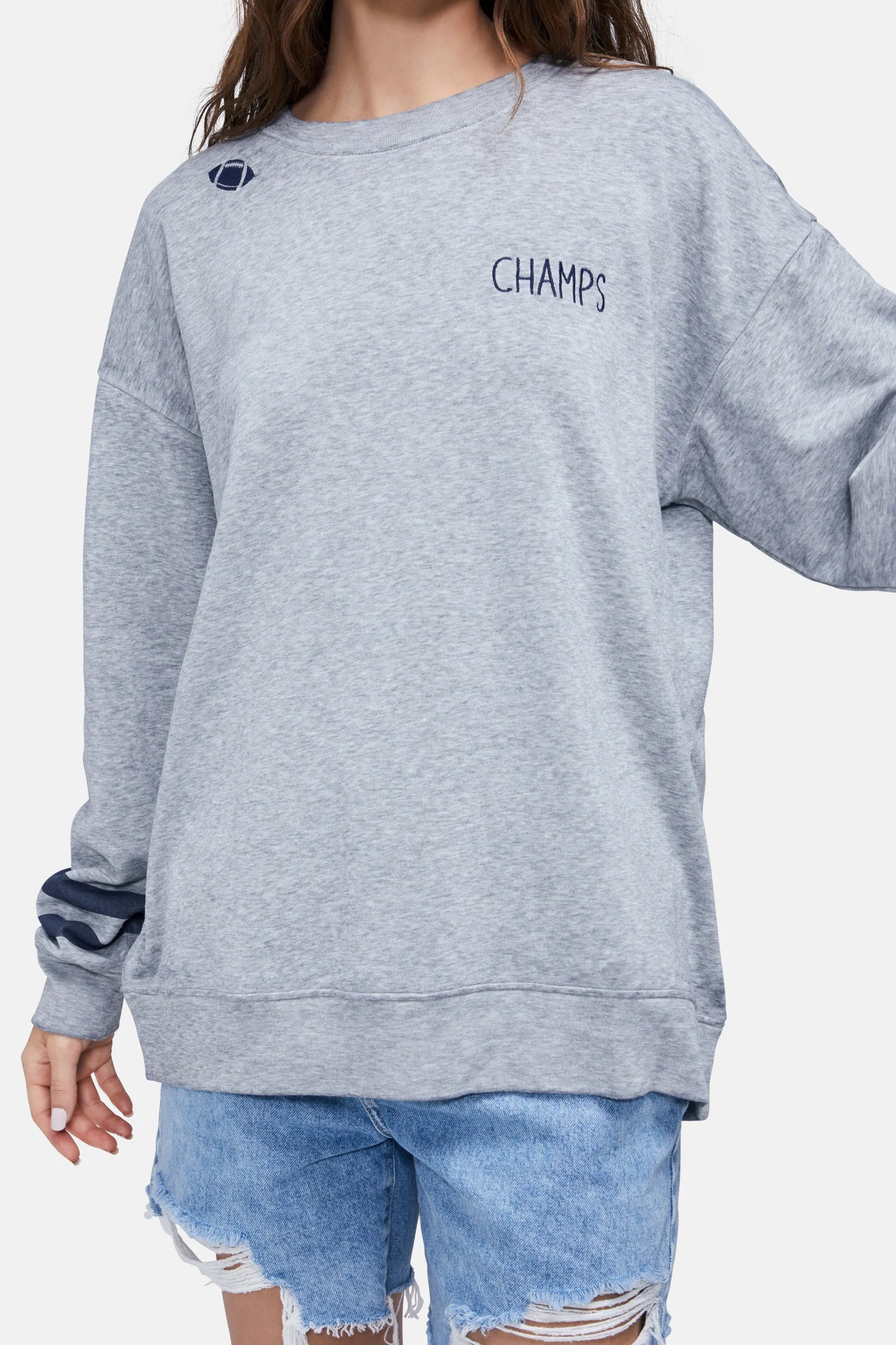 Football Champagne Roadtrip Sweatshirt | Heather