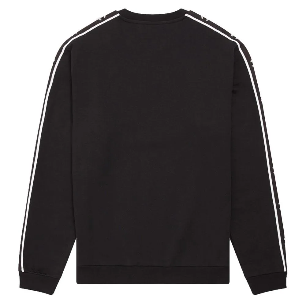 Fred Perry Taped Shoulder Sweatshirt- Black J7501