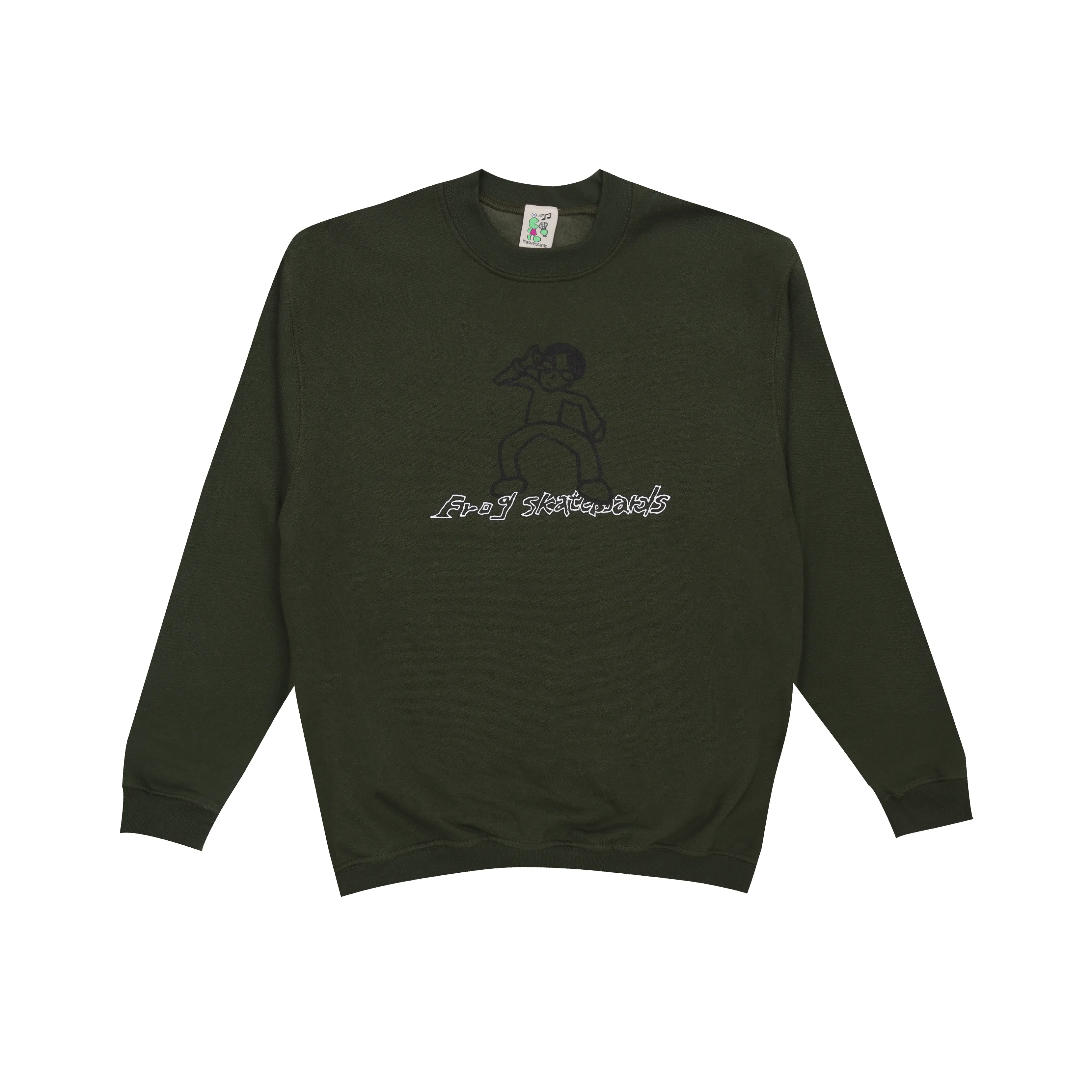 Frog Skateboards Unlocked Crewneck Green