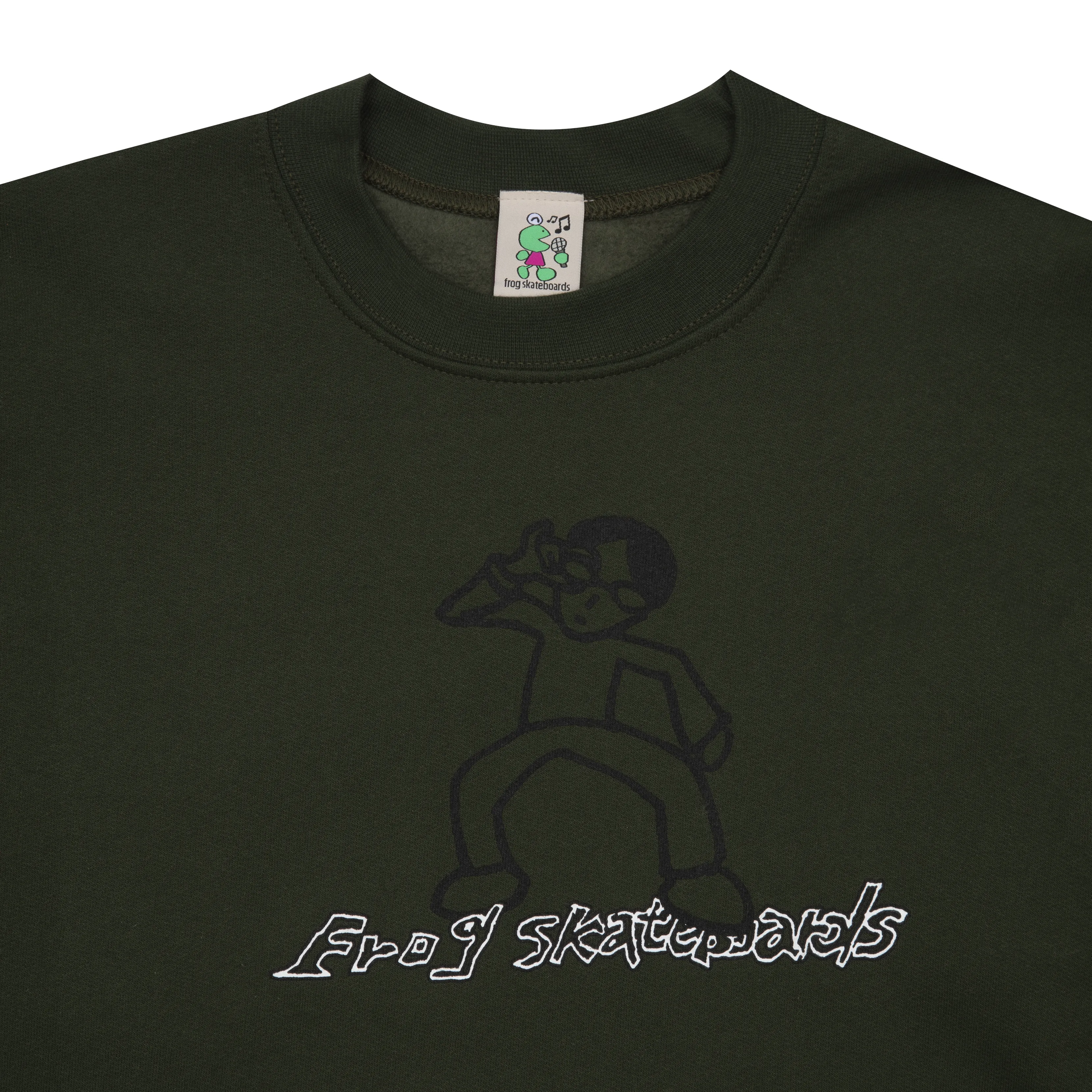 Frog Skateboards Unlocked Crewneck Green