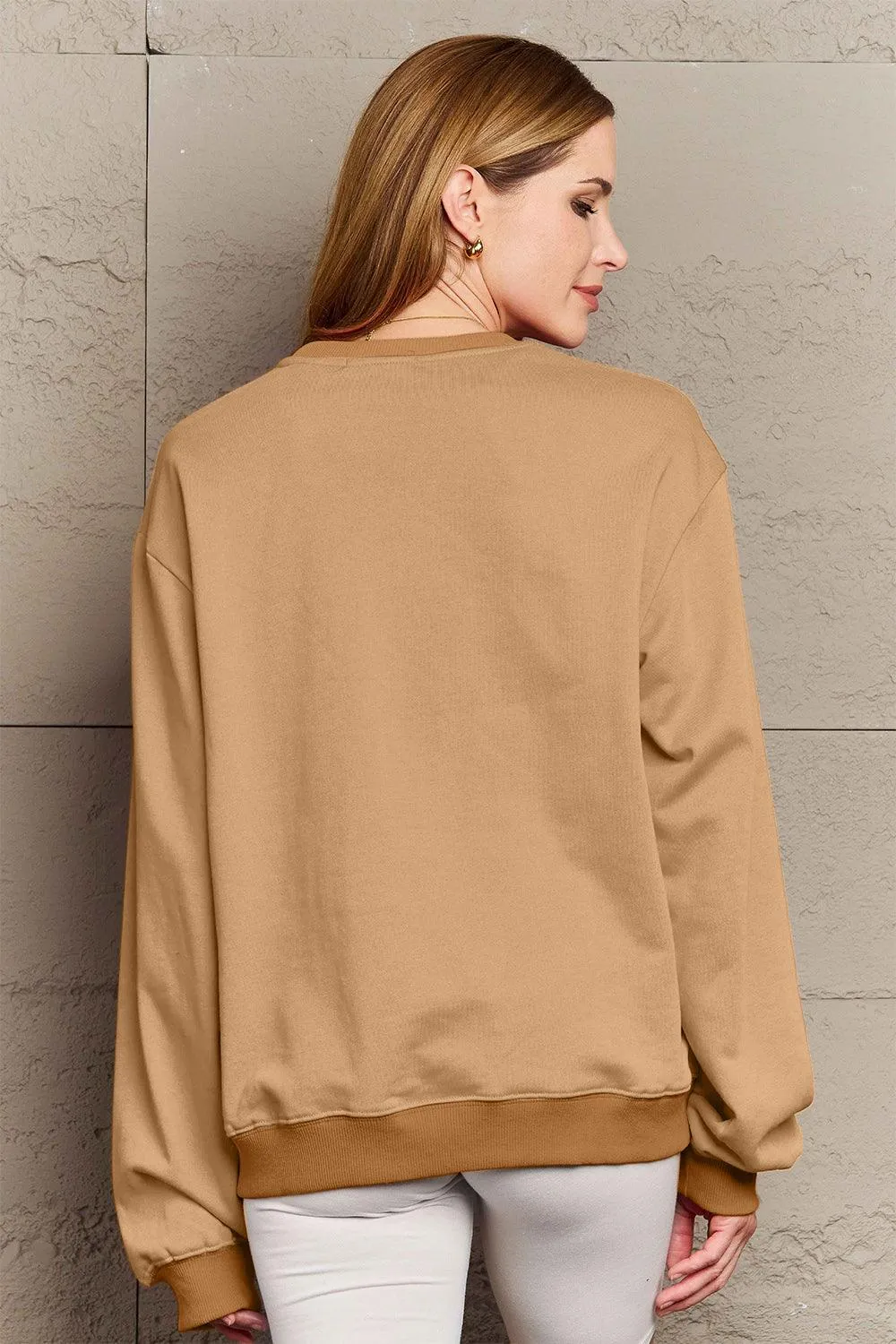 Full Size Round Neck Sweatshirt