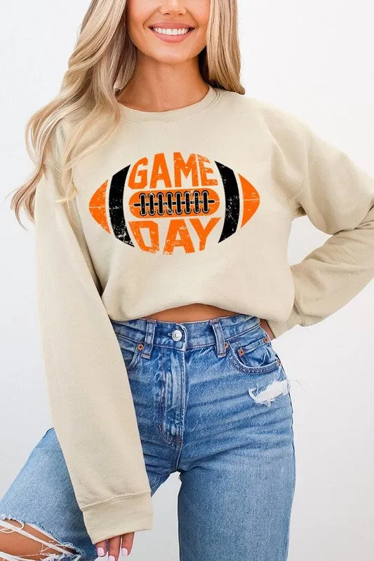 Game Day Football Graphic Fleece Sweatshirt