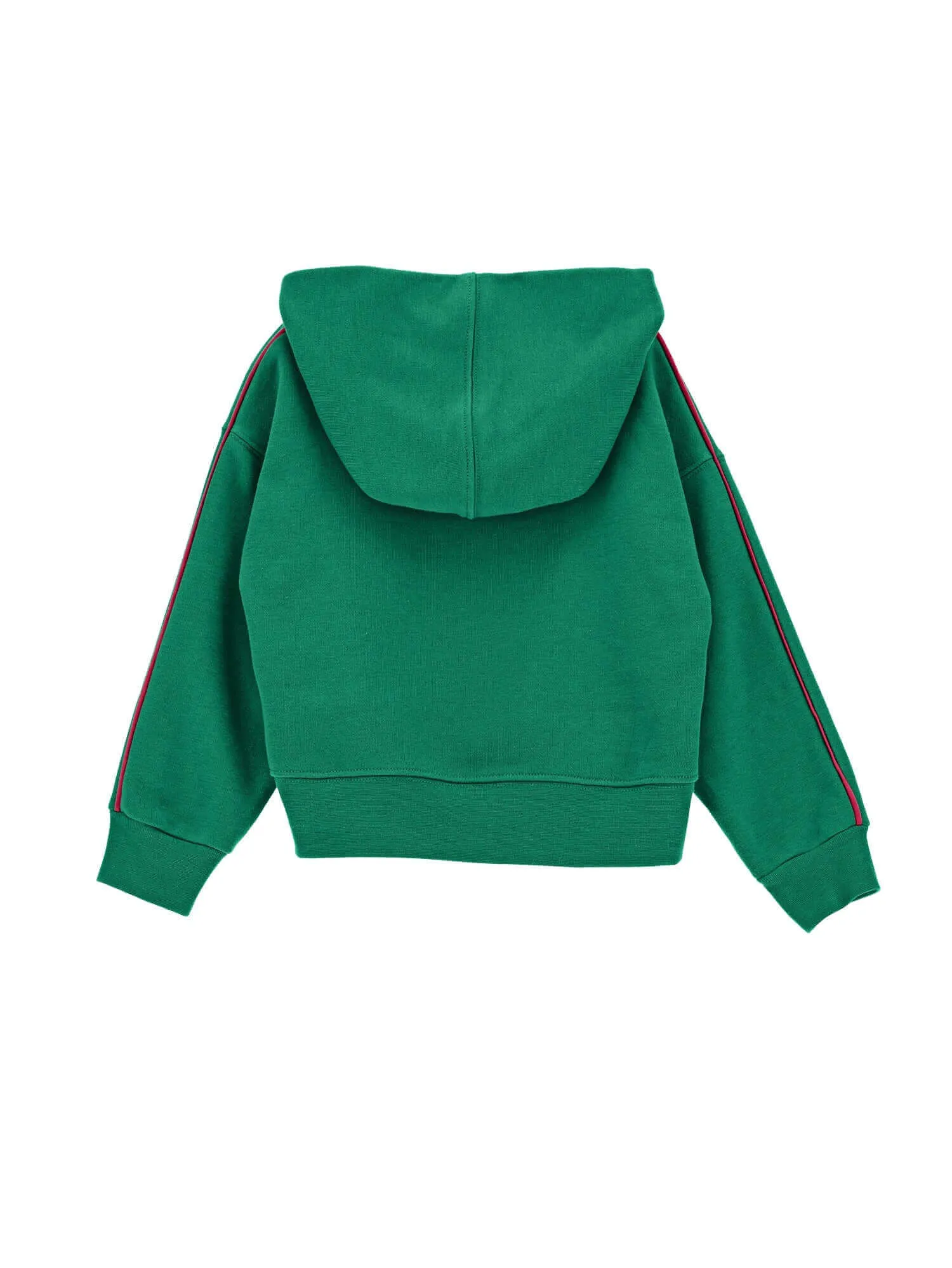 Girls Green Daffy Rhinestone Hoodie