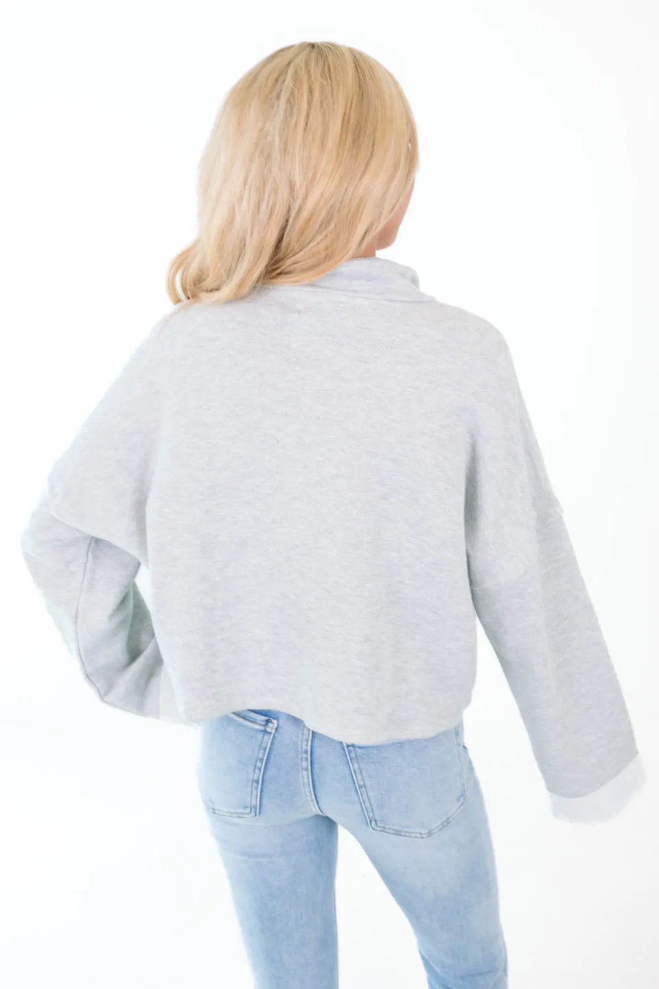 Go For A Walk Sweatshirt - Heather Grey