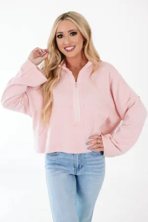 Go For A Walk Sweatshirt - Pink