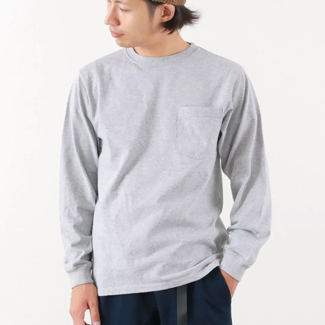 GOOD ON / Long Sleeve Pocket Crew T-Shirt