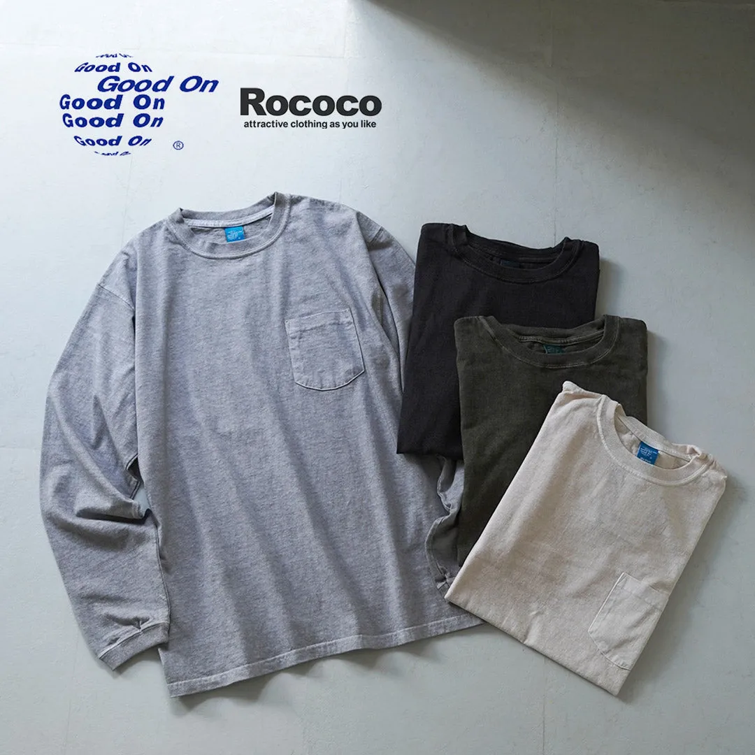 GOOD ON / Long Sleeve Pocket Crew T-Shirt