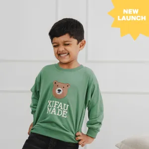 Green Bear Buddy - Sweatshirts for kids