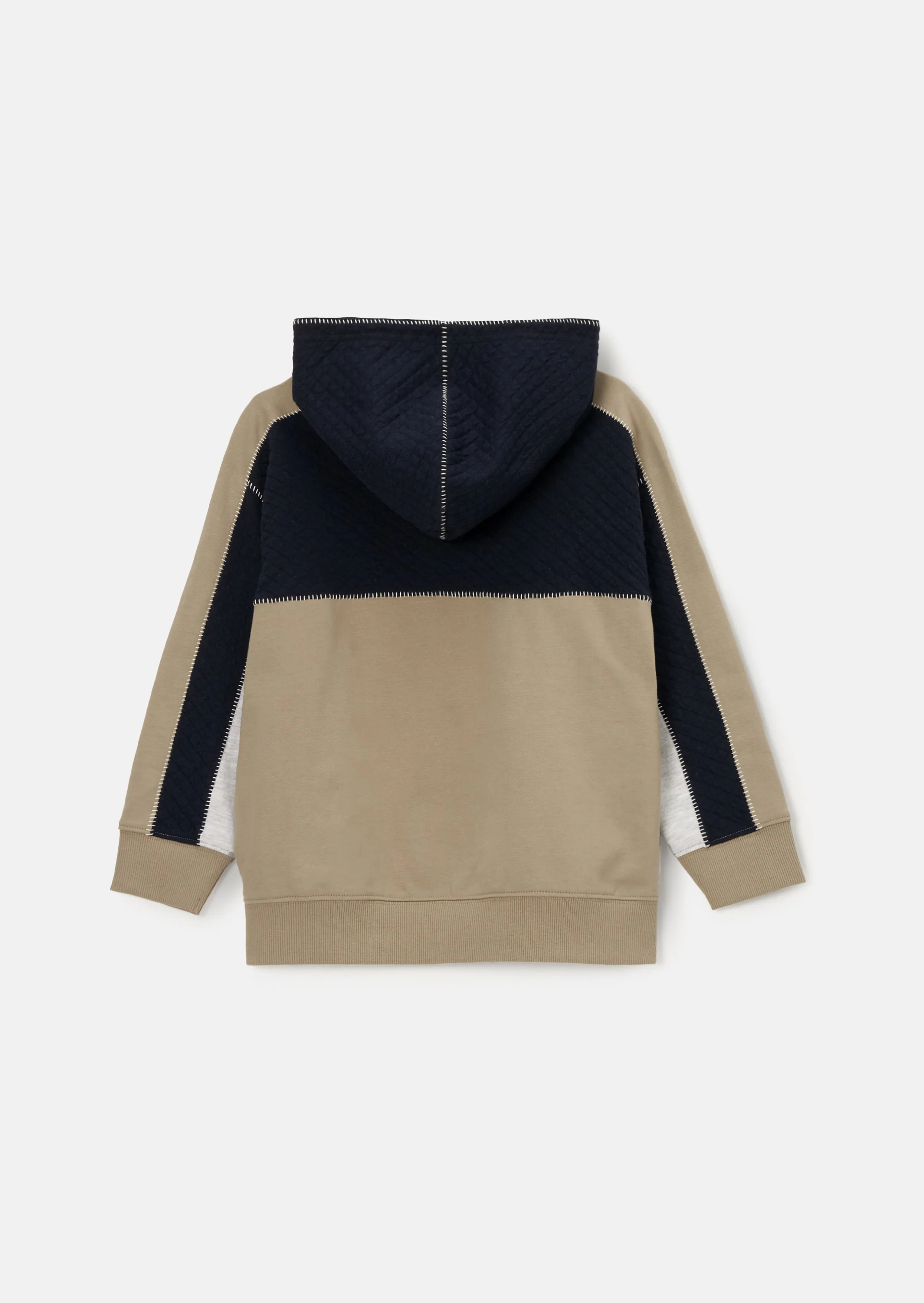 Hayden Blue Colourblock Hoodie