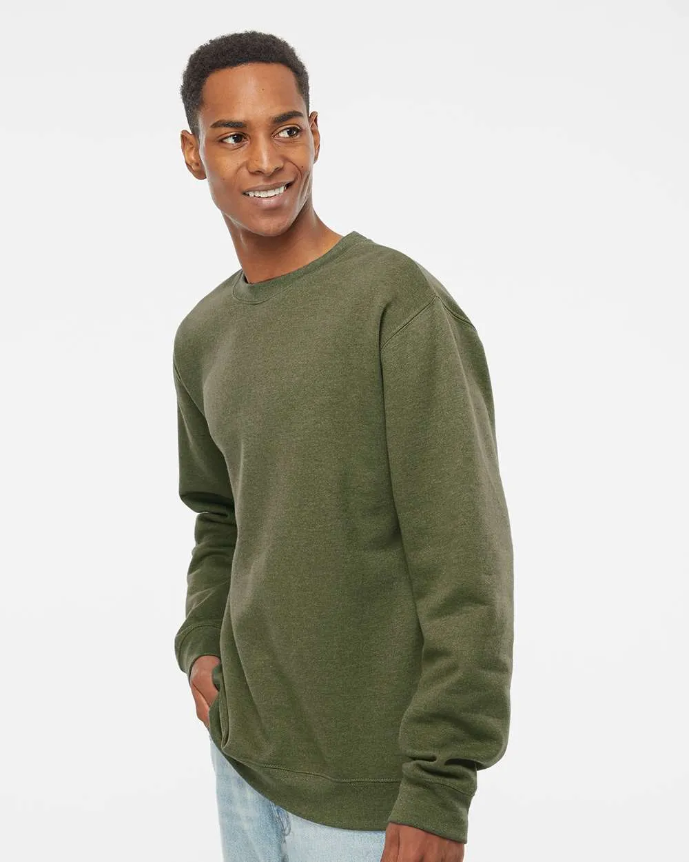 Independent Trading Co. Midweight Crewneck Sweatshirt SS3000