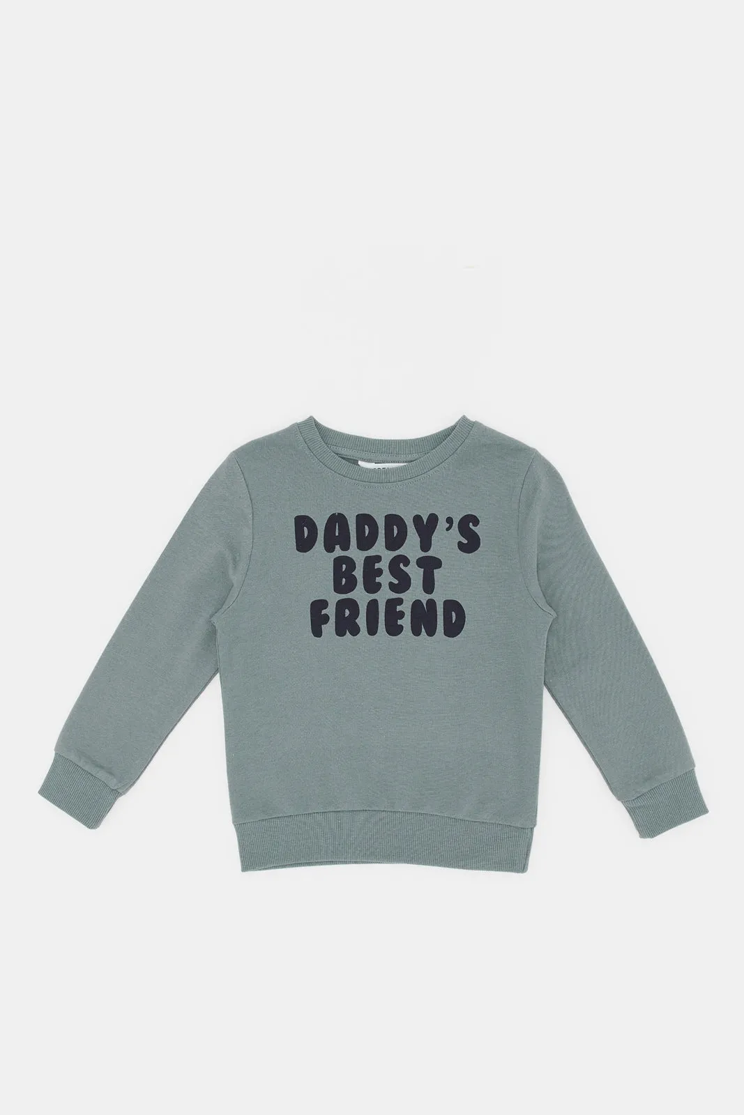 Infant Boys Blue Daddy's Best Friend Sweatshirt