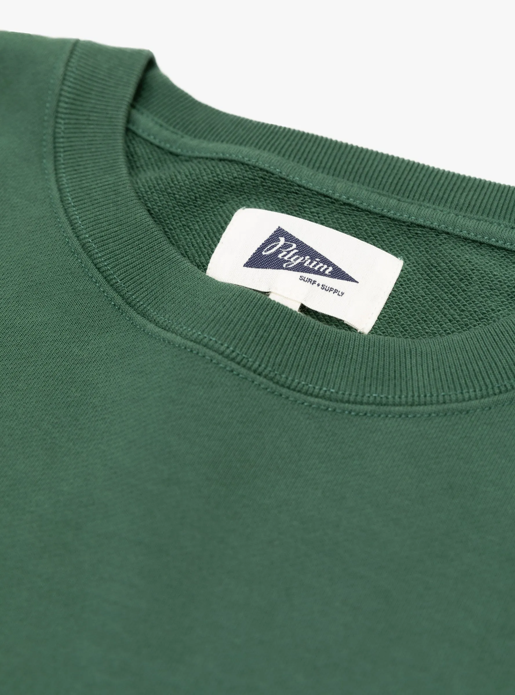 Jear Reinforced Crew Dark Green